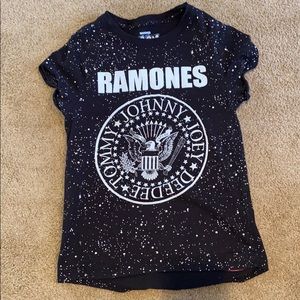 Ramones splatter shirt